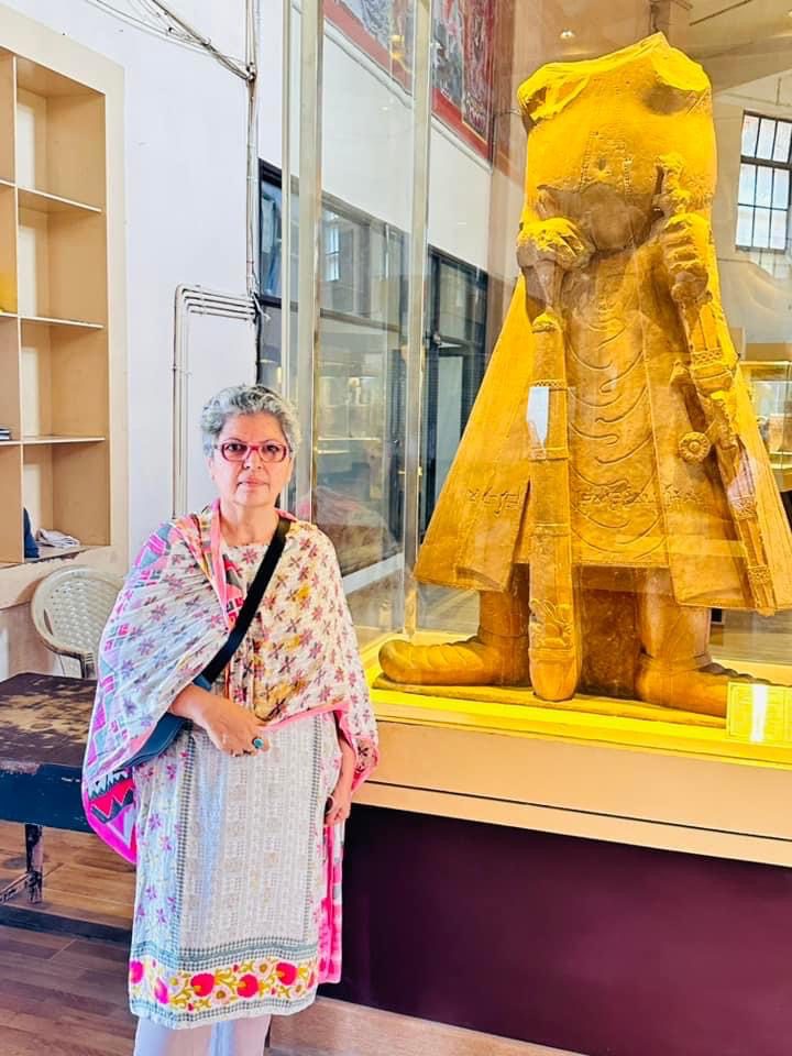 Kanishka statue in Mathura museum Rana Safvi