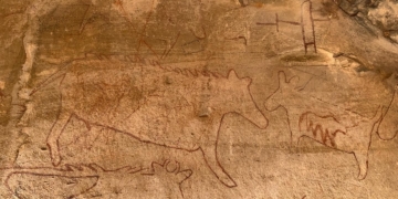 Rock Paintings in Bundi, Rajasthan