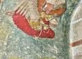 Angels in murals on Badal Mahal, Bundi Fort